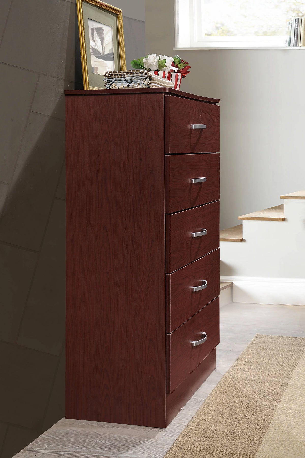 5 Drawer Wood Chest K57837