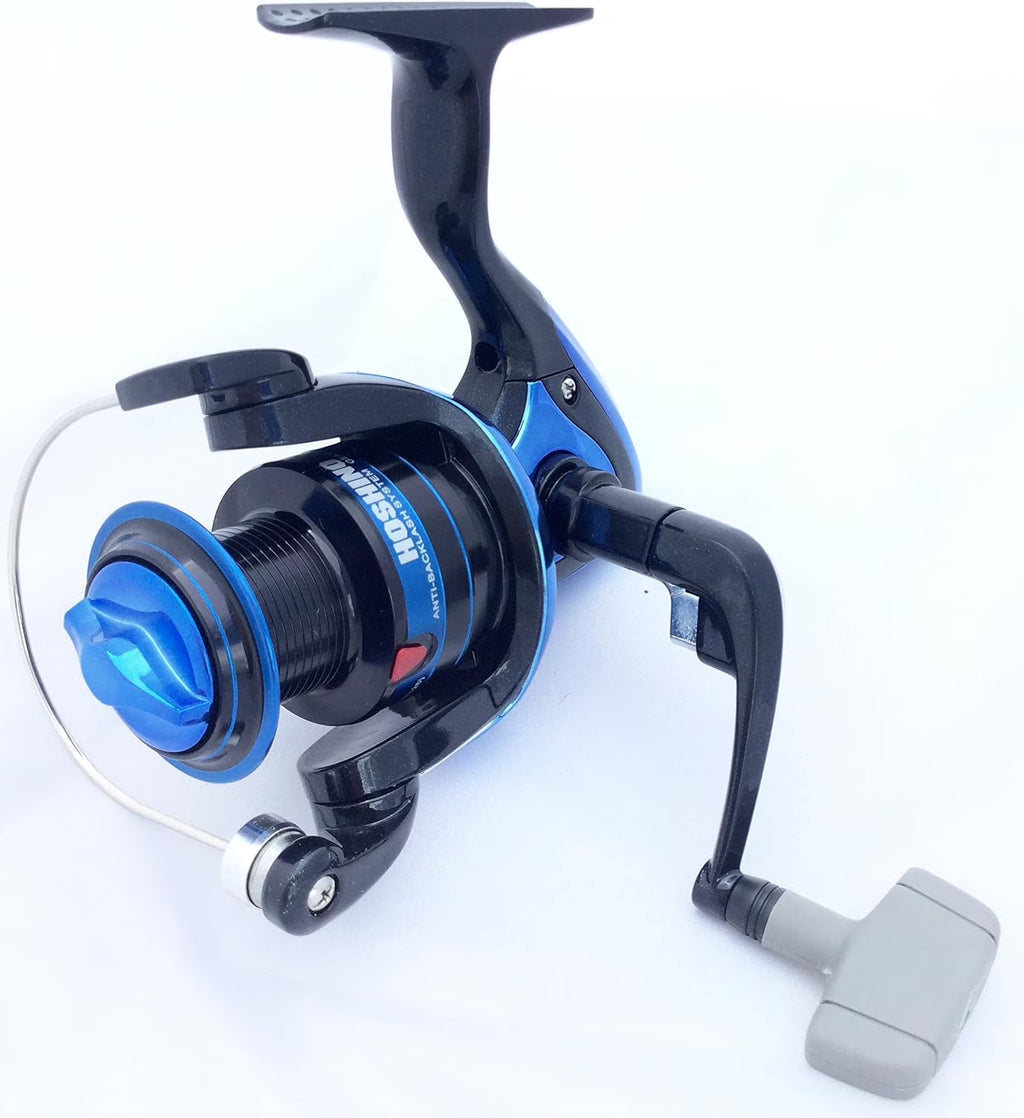 Spinning Fishing Reel Metallic Blue 6 BB 5.2:1 8 Lbs/210 Yards 12 Lbs/180 Yards C1762