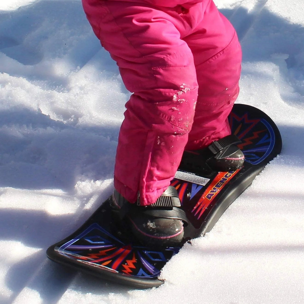 Plastic Snowboard with Foot Straps M97639