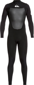 Black/White 3/2 Back Zip Wetsuit E37602