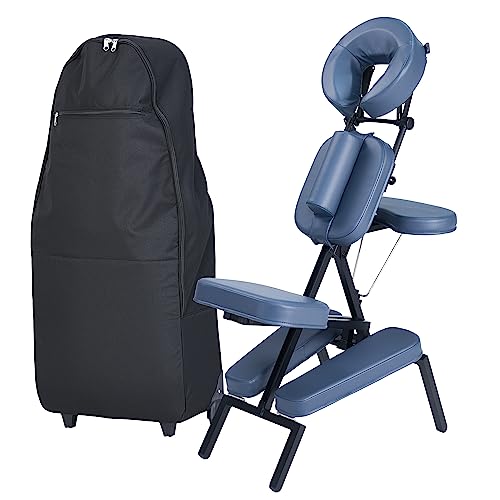 Lightweight Portable Folding Aluminum Adjustable Massage Chair I86009
