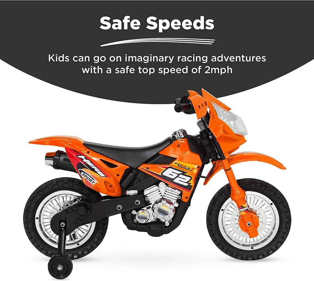 6V Ride On Motorcycle with Training Wheels K80574
