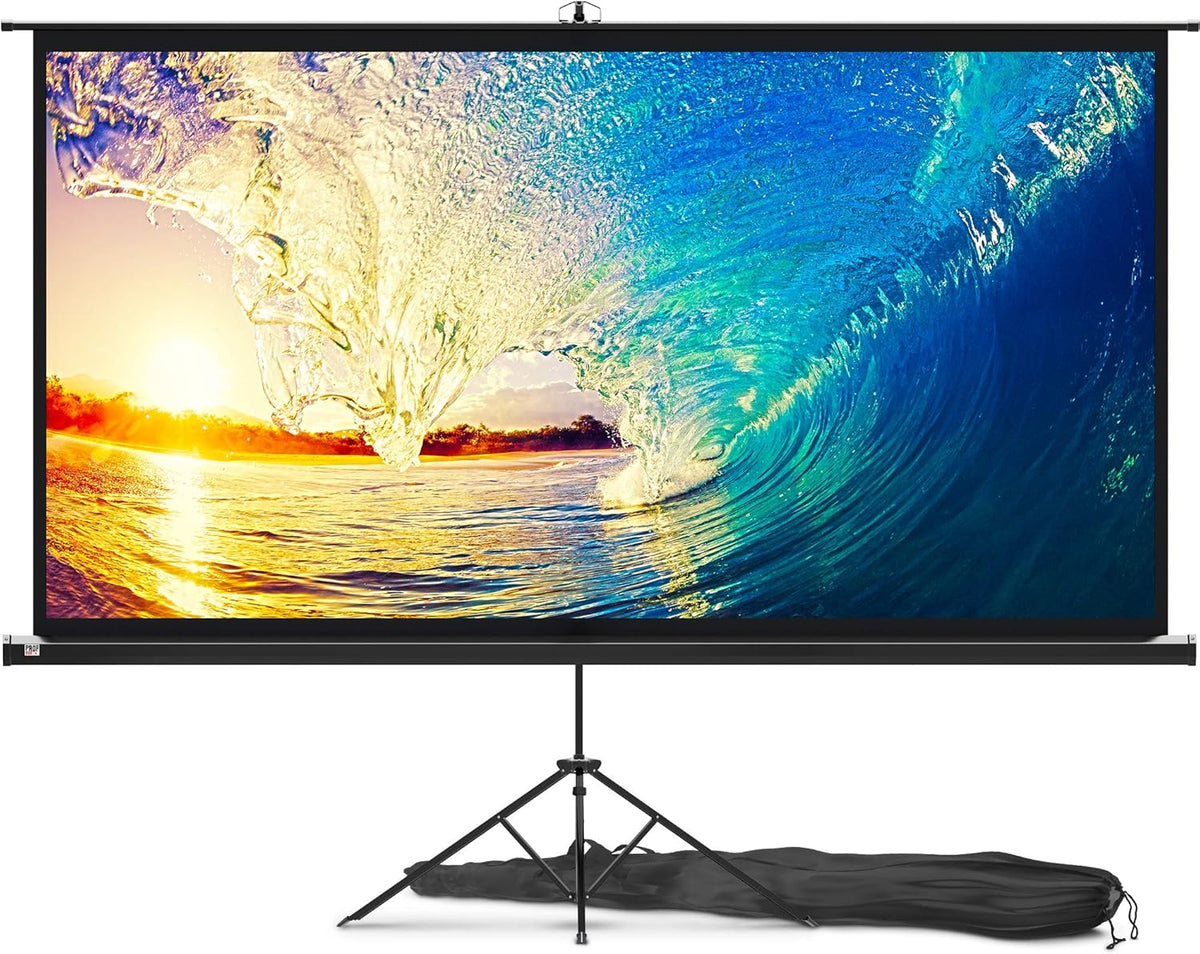 100 inch 16:9 Tripod Projector Screen with Carry Bag H740344