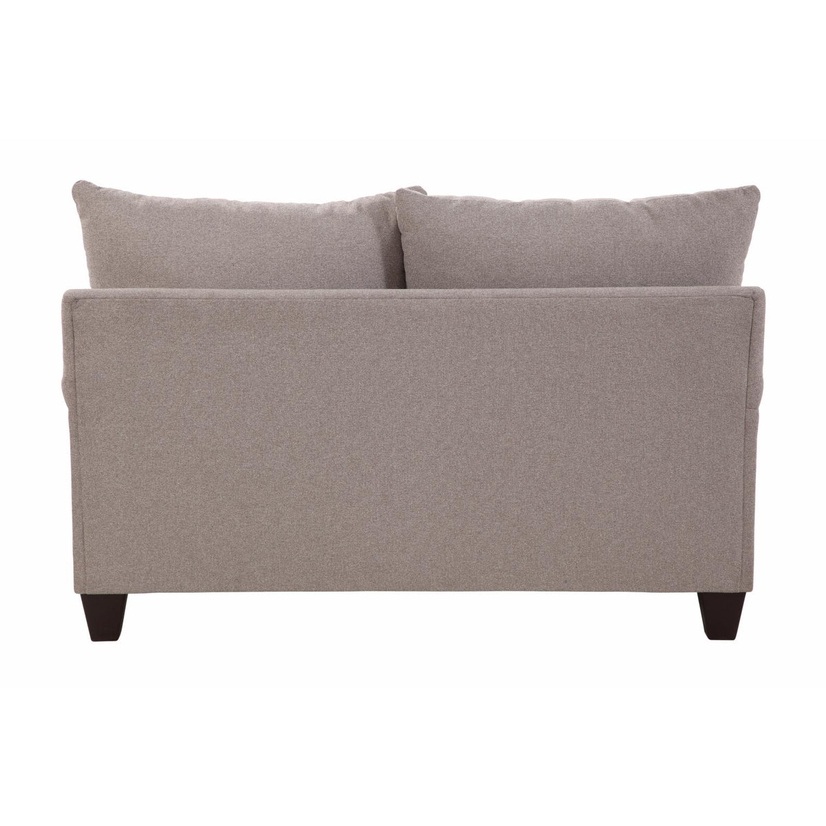Woven Chenille Rolled Arm Loveseat with 4 Accent Pillows T99821