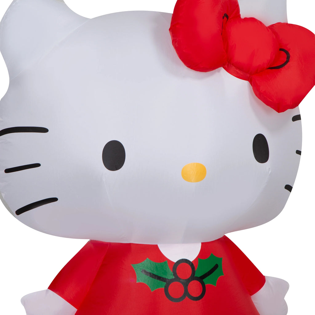 Airblown Inflatables Christmas Hello Kitty with Red Dress K12740
