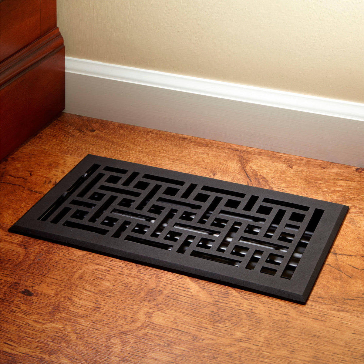 Wicker Style Cast Iron Floor Register G785968