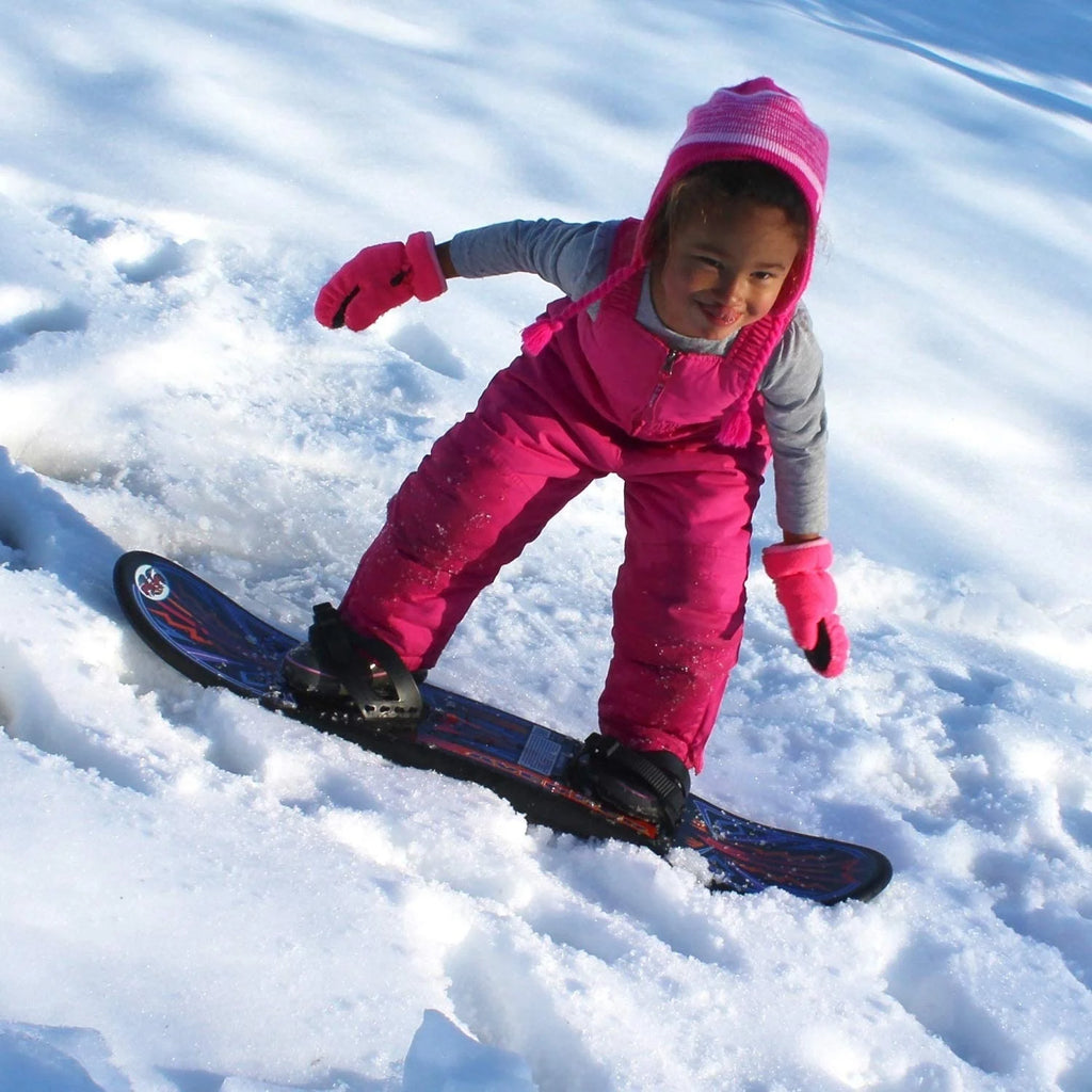 Plastic Snowboard with Foot Straps M97639