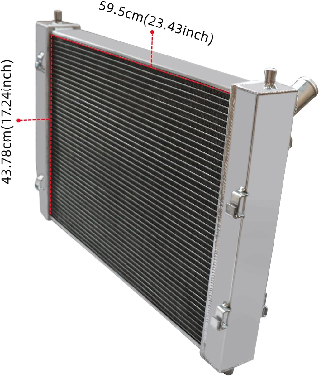 4 Row Radiator Shroud 16'' Fan for Chevy Corvette V8 GAS 2003-2013 Y8290