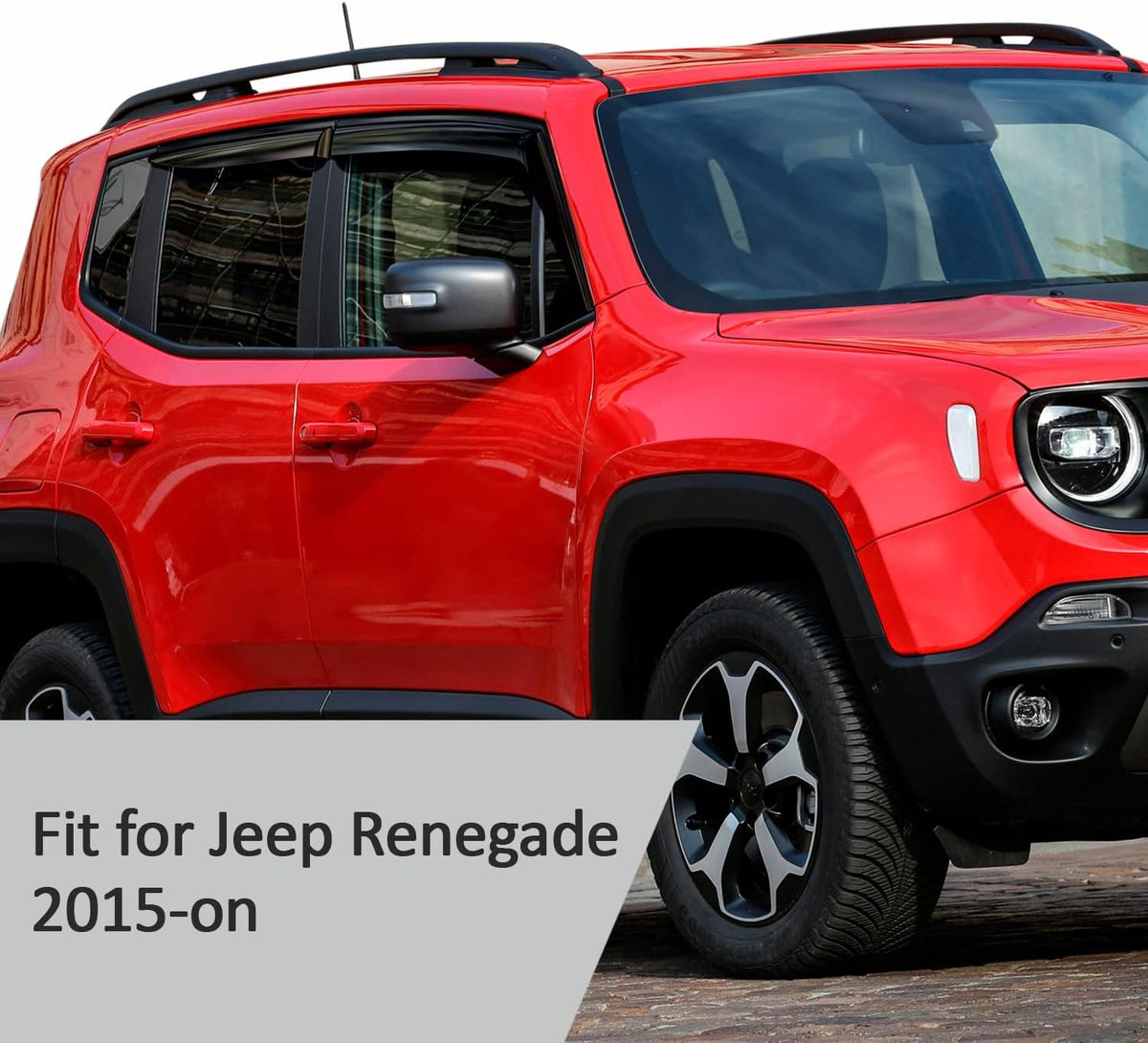 4 Pieces Rain Guards for Jeep Renegade K5560