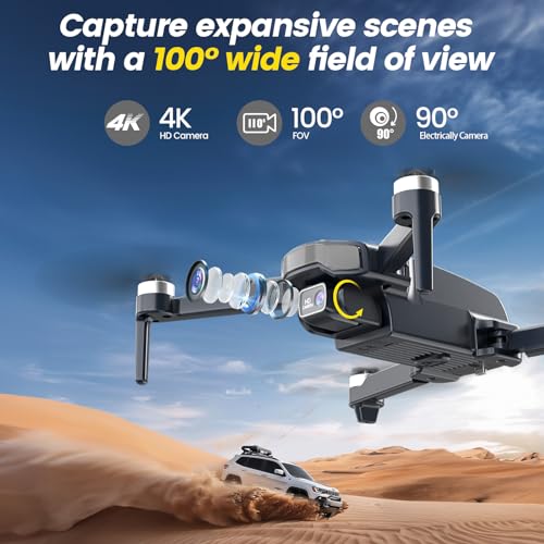 4k GPS Foldable Camera Drone with Brushless Motor U836721