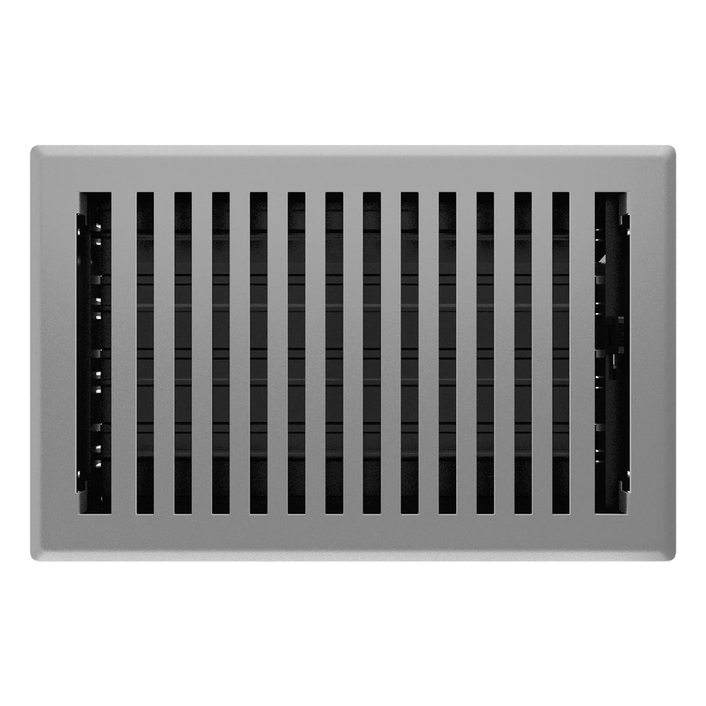 Grey Granite Metal Rectangular Air Floor Register 2 Pack A673501