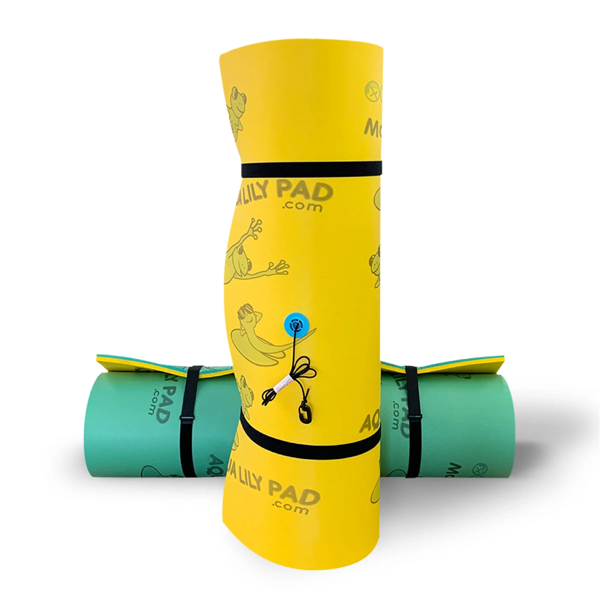 15 Ft Yellow Floating Foam Water Playground Z908221