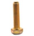 5/16-18 x 1 1/8 Coarse Thread Grade 5 Hex Cap Screw, Yellow Cadmium Plated, Pk 1200 S632
