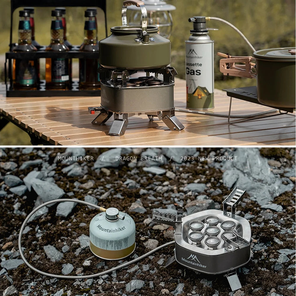 Portable Gas Stove with Electronic Ignition, Foldable Design T911597