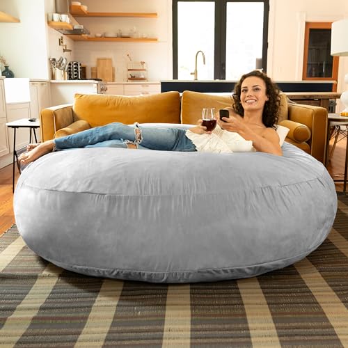 Charcoal Convertible Bean Bag Bed Z887