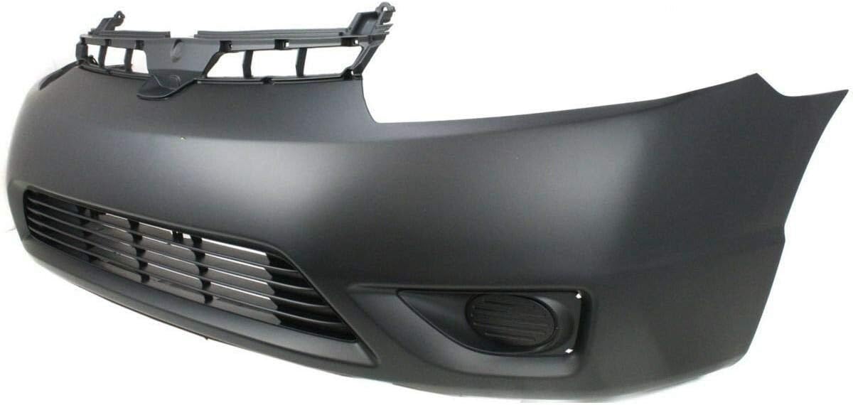 Plastic Bumper Cover Fascia for 2006-2008 Honda Civic Coupe, Primed, with Fog Light Holes Q921649