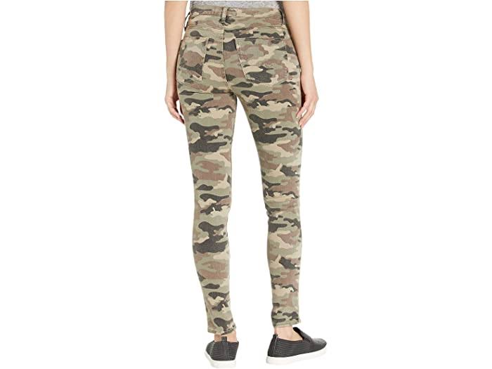 Worn Camo High-Waist Super Skinny Ankle Jeans Q7323