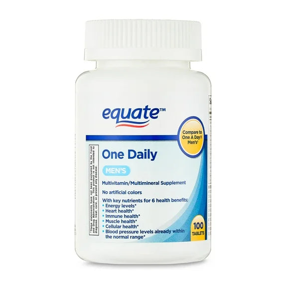 One Daily Men's Multivitamin Multimineral Supplement Tablets, 100 Count Y1358