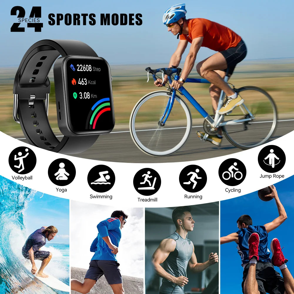 Smart Watch with LED Flashlight and Fitness Tracker C1733