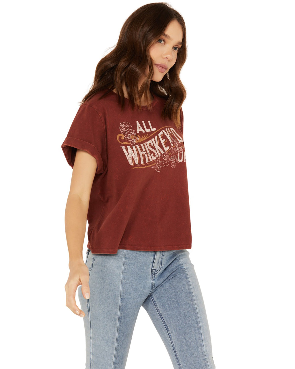 Rust Copper Short Sleeve Graphic Tee E371542