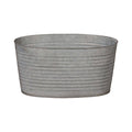 Oval Galvanized Zinc Small Tub B8539