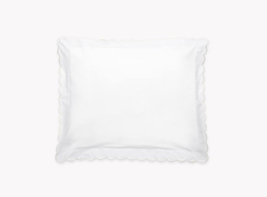 Ivory Cotton Blend Euro Sham W6297