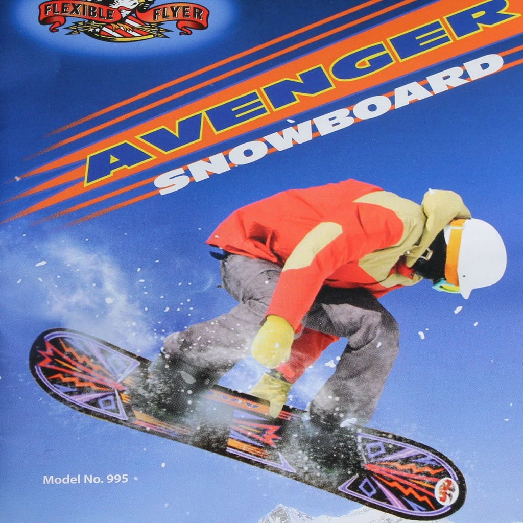 Plastic Snowboard with Foot Straps M97639