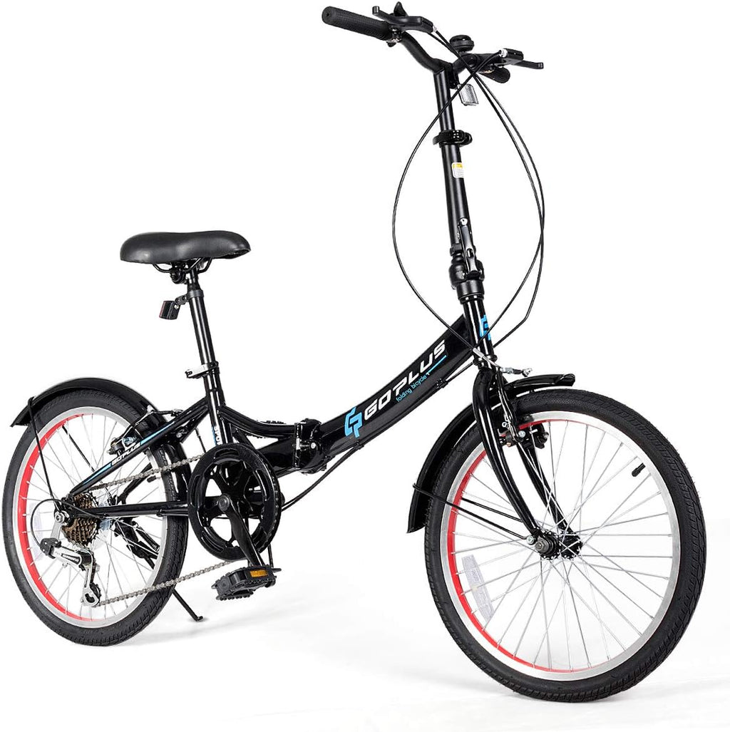 20'' Folding Bike, 7 Speed Shimano Gears, Lightweight Iron Frame K887796