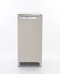 Shallow Depth Outdoor Built-In Undercounter Ice Maker, 15", 25 lbs, Stainless Steel L55631