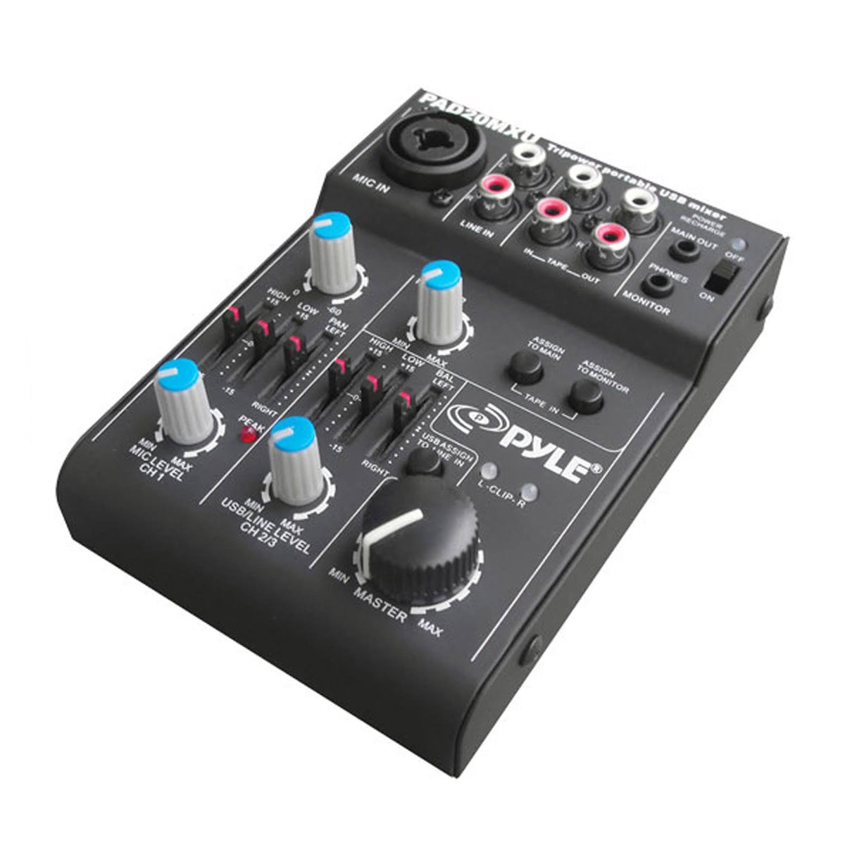 5 Channel Compact Audio Mixer with USB Interface T757957