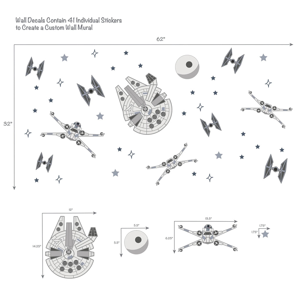 Star Wars Wall Decals C642