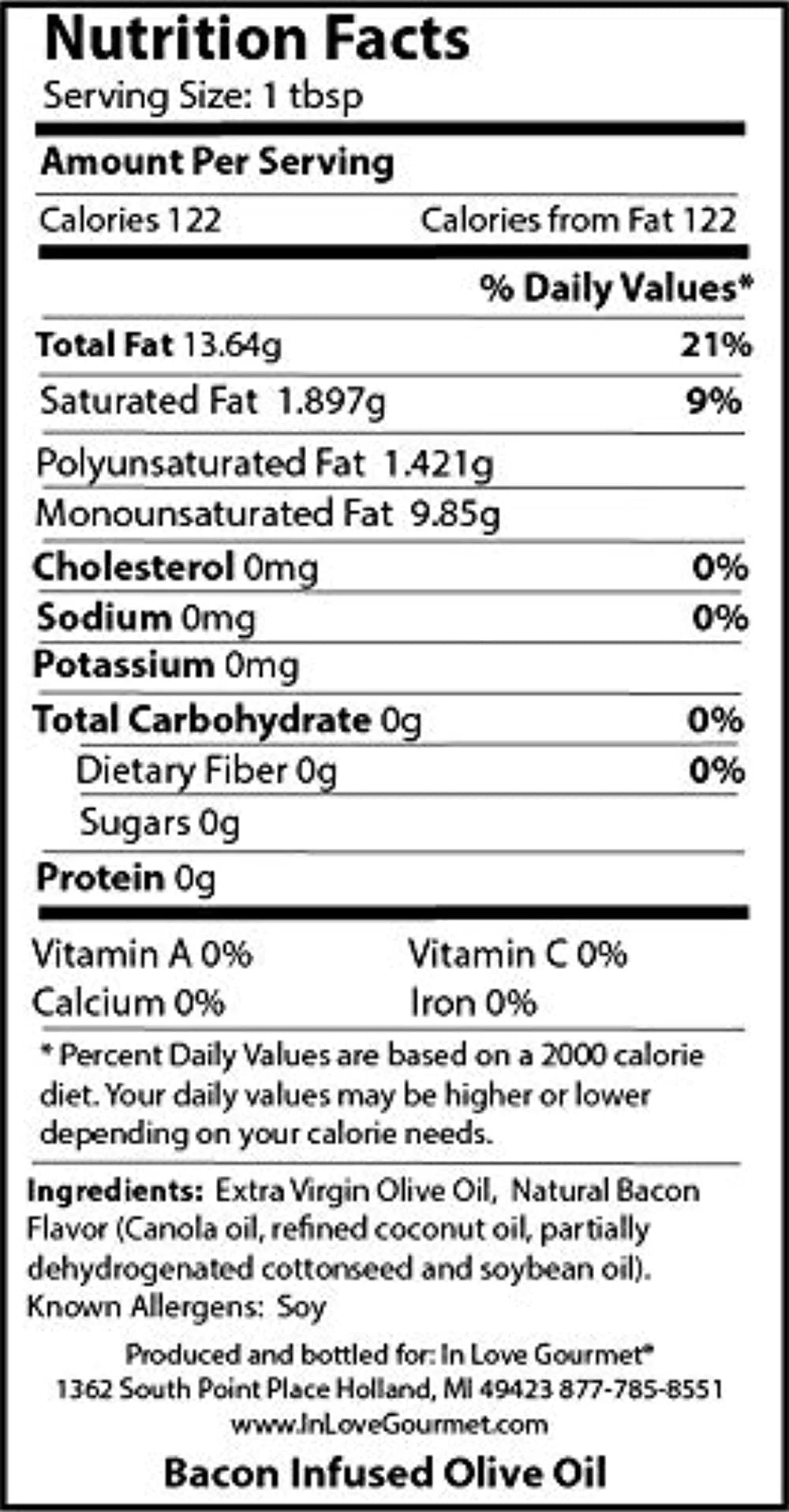 Natural Flavor Infused Olive Oil 500ml N4351