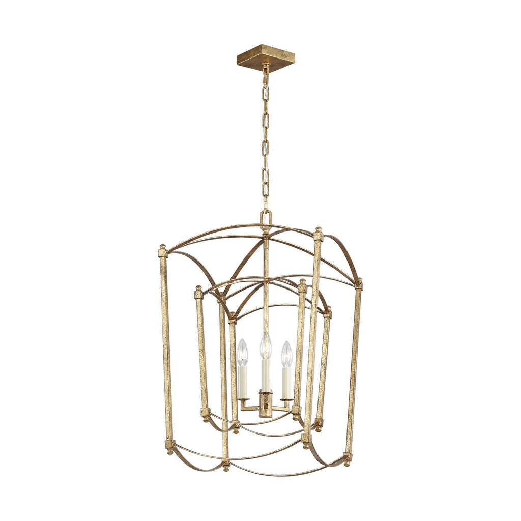 Polished Nickel 3 Light Lantern Q46990