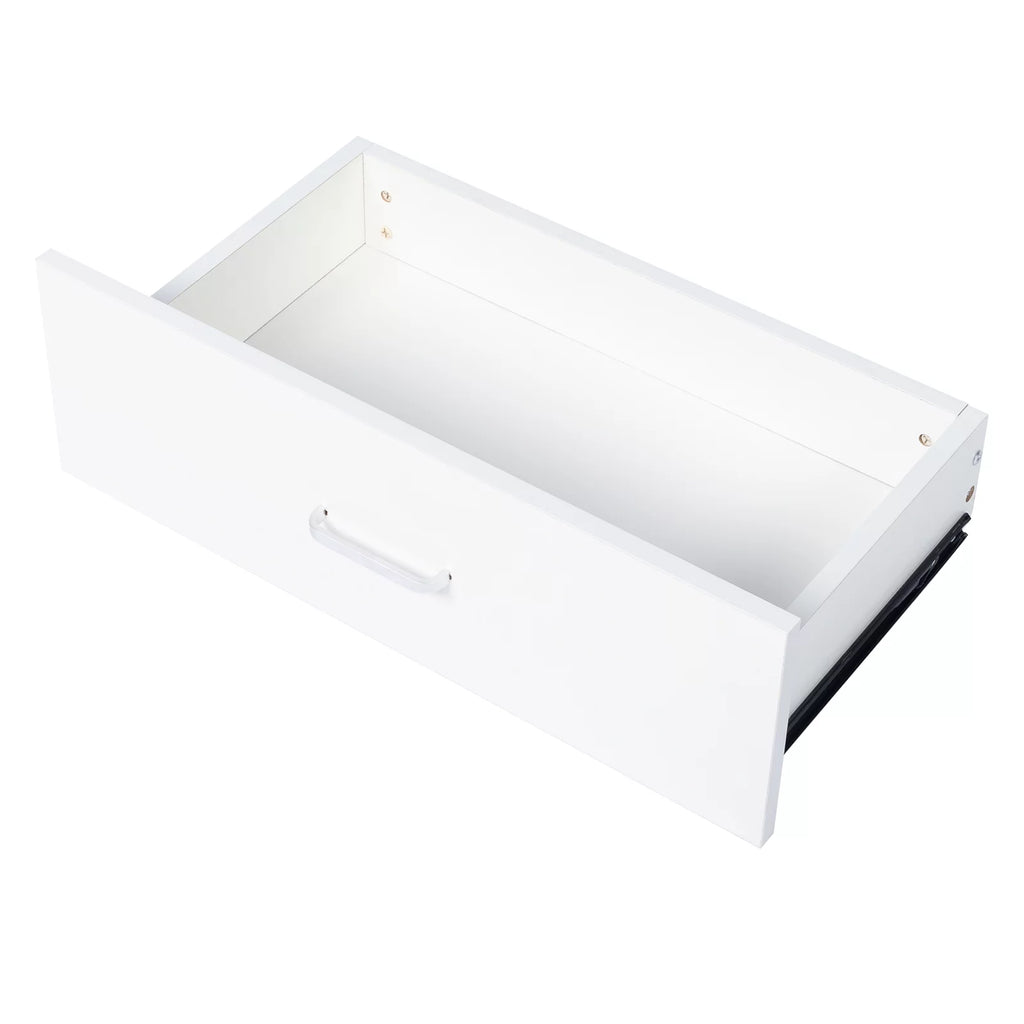 White 3 Drawer Dresser Chest with Storage I203932