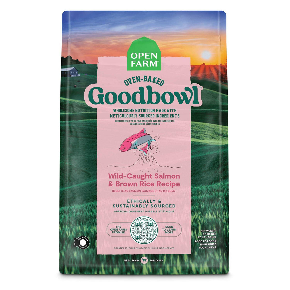 Wild Caught Salmon Brown Rice Dog Food K303