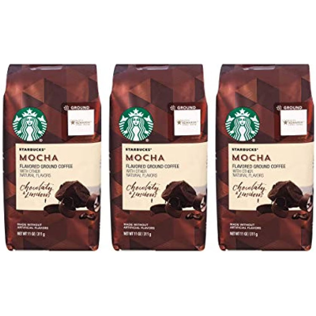 Ground Mocha Coffee, 11 Oz (Pack Of 3) B478