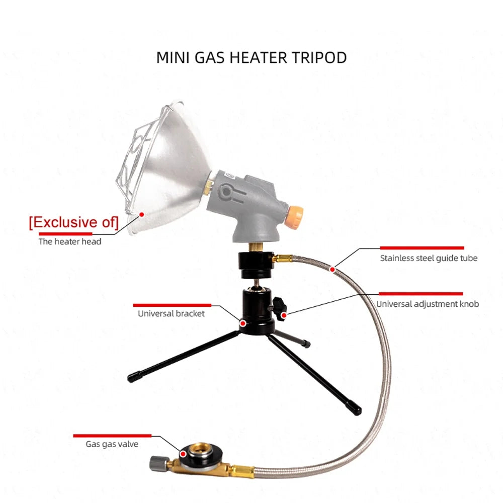 Camping Tent Heating Stove Tripod Holder U207752