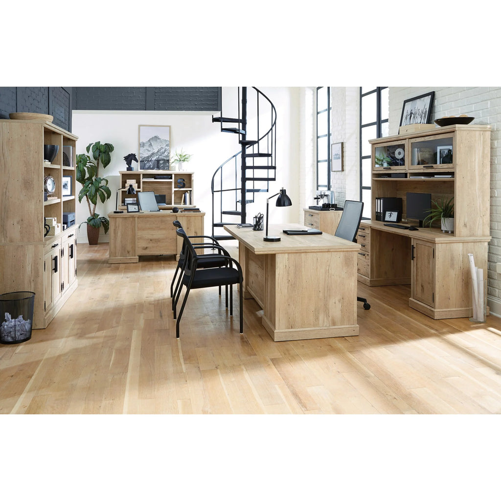 60" Engineered Wood Double Pedestal Desk F8293