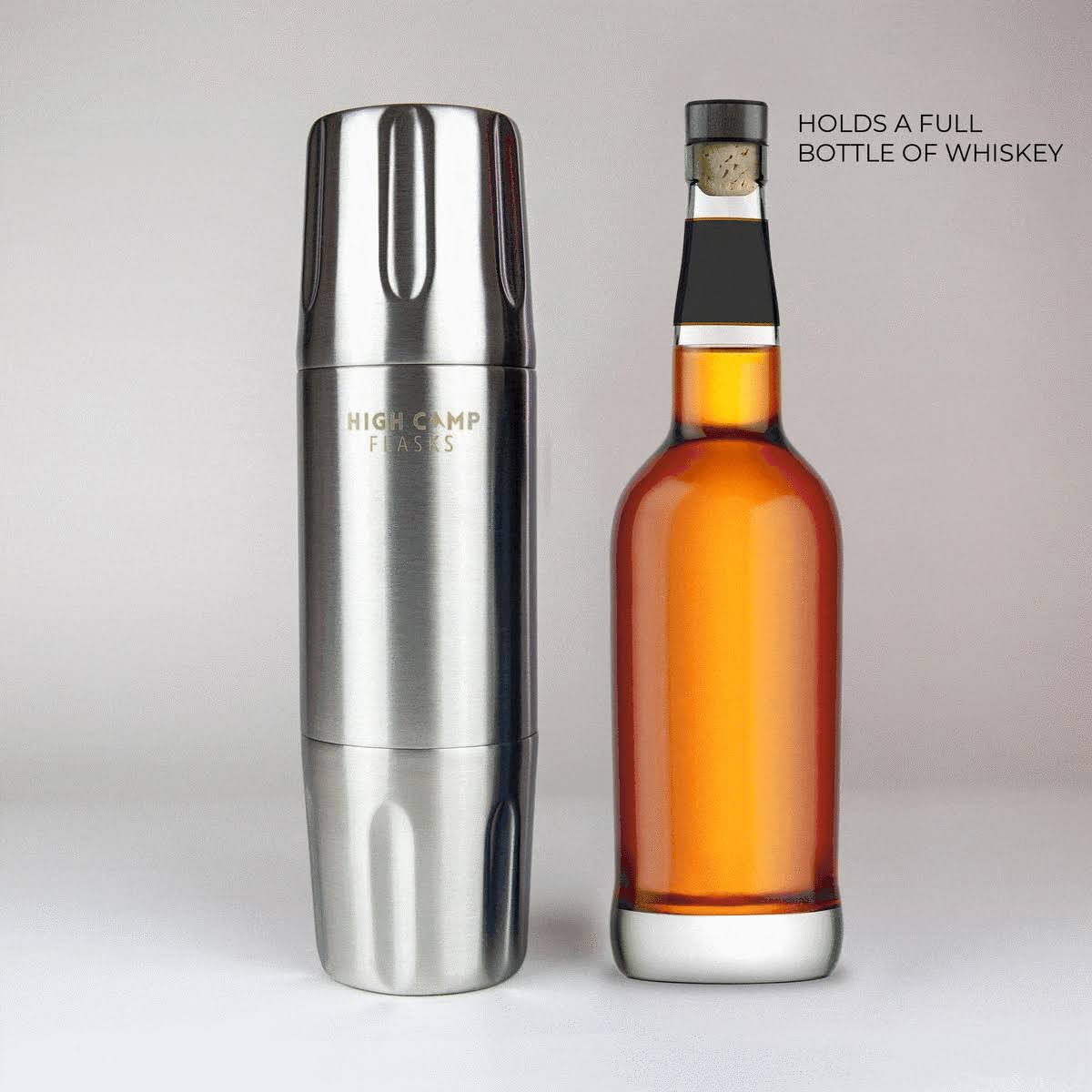 Firelight Flask Brushed Stainless, 750ml D301