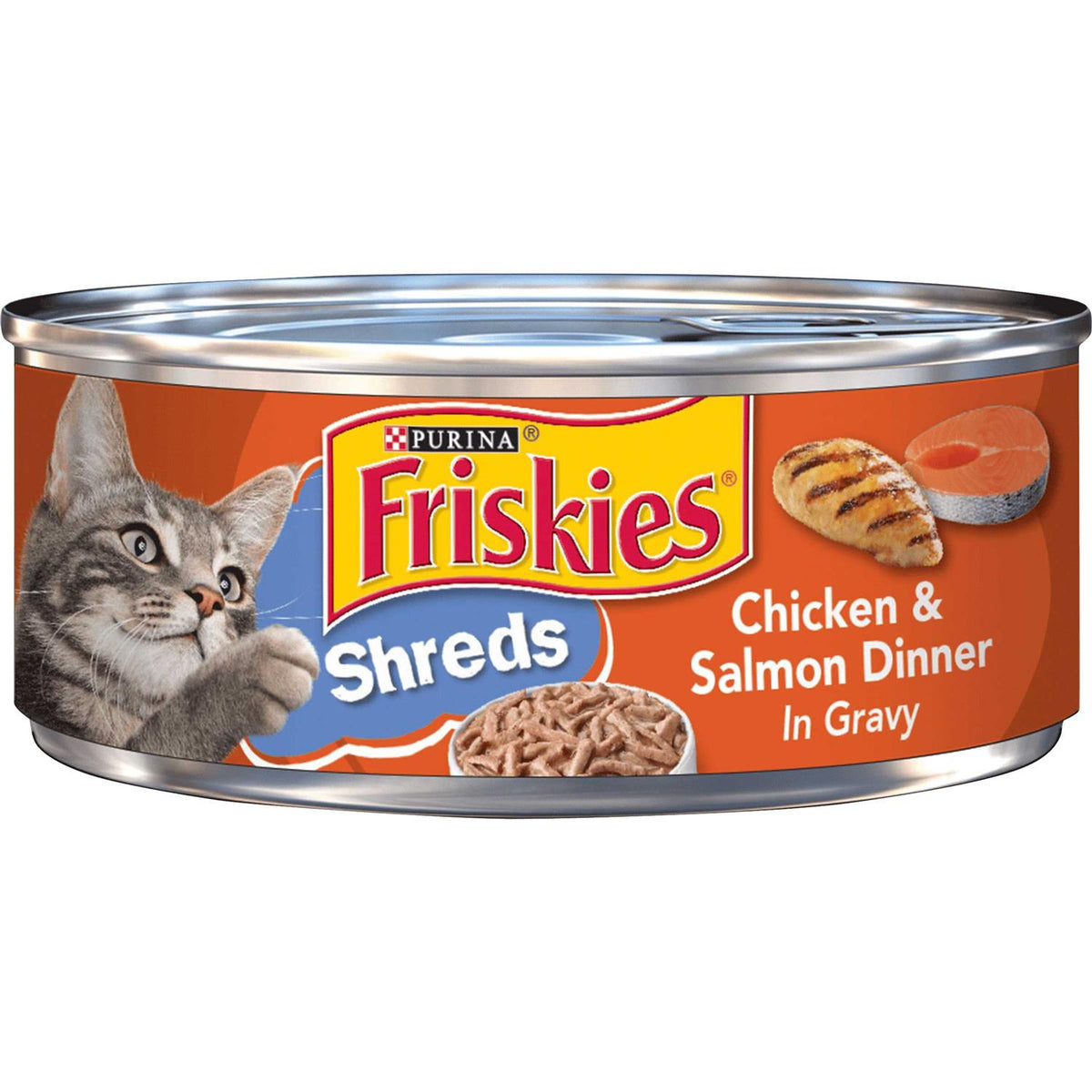 Chicken & Salmon Canned Cat Food, 5.5-oz, 24 ct F946