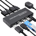 4K@60Hz DP USB KVM Switch with 2 DP Cable and 2 USB Cable I794993