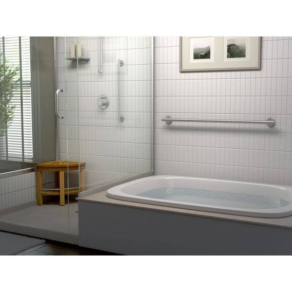 48 inch Satin Nickel Grab Bar L454