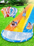 22.5ft Triple Water Slide and 3 Boogie Boards E875702