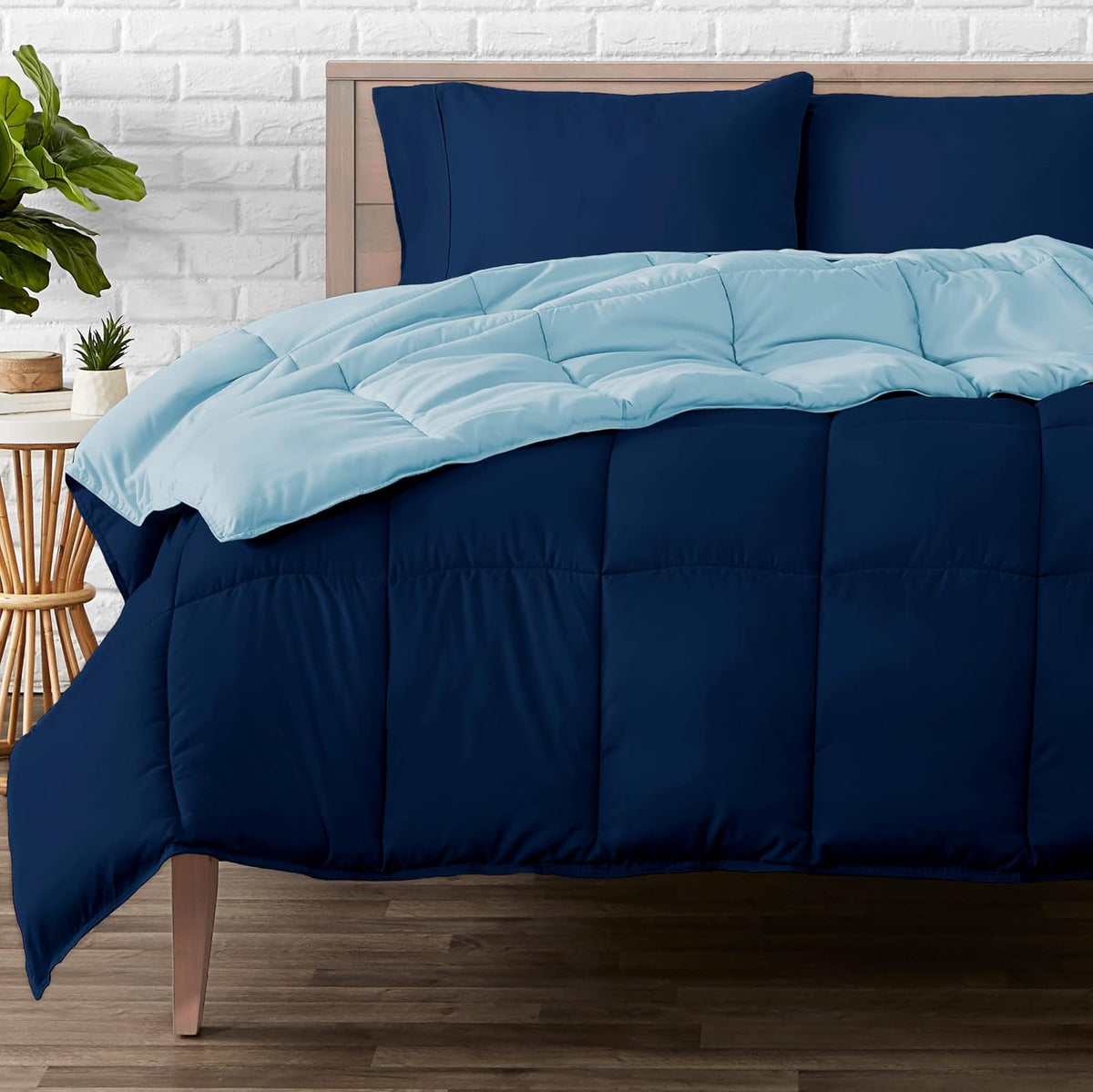 King/California King Comforter, Black/Grey R520708