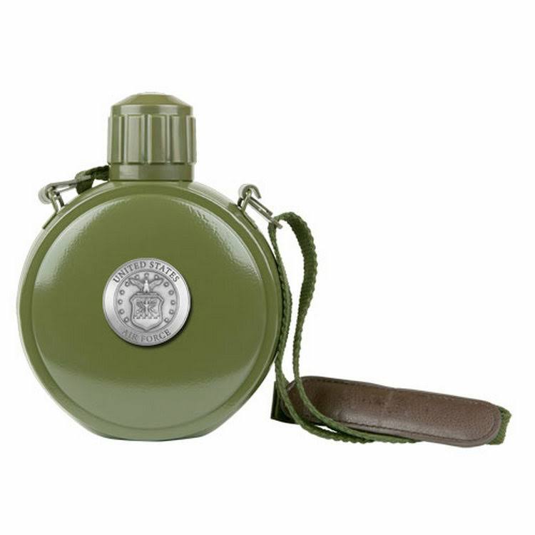 Pewter Accent Stainless Steel Canteen W375272