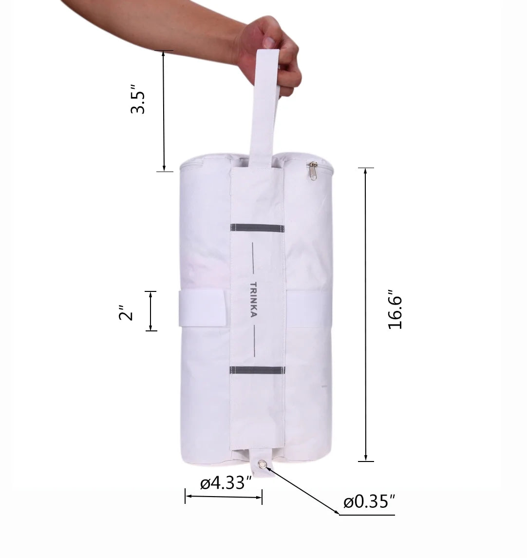 Canopy Weight Bags, 30lb Each, 4PCS White U686