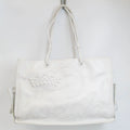 Pre-Owned White Leather Shoulder Bag K84720