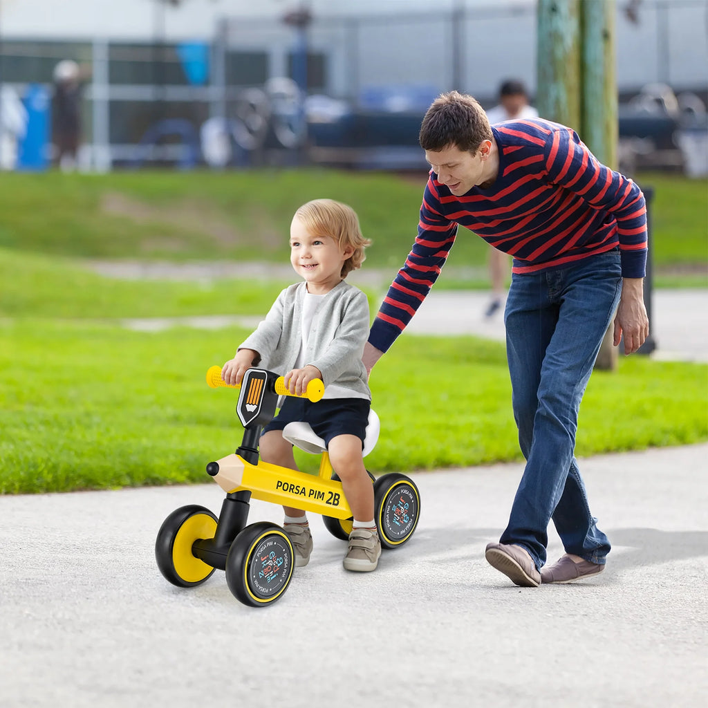 Yellow No Pedal Balance Bike U61281