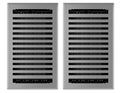 Grey Granite Metal Rectangular Air Floor Register 2 Pack A673501