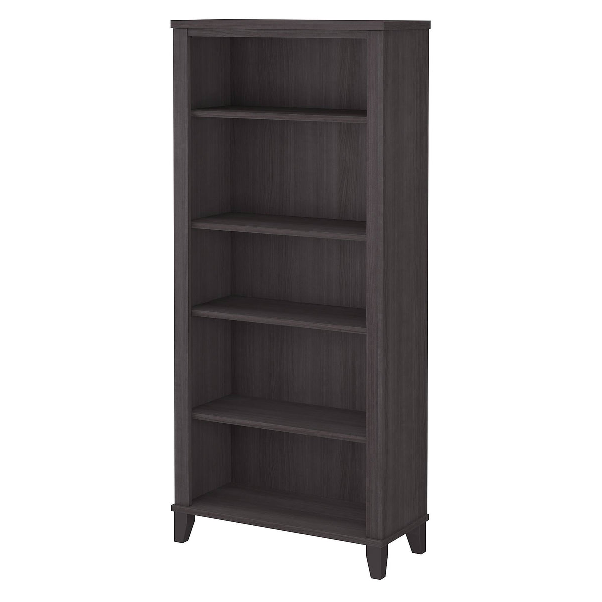White 5 Shelf Bookcase D7134